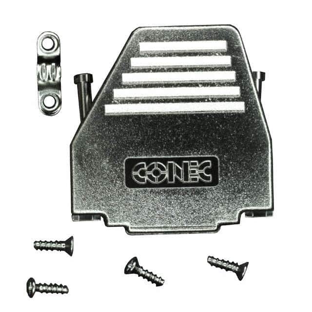 165X11329XE Conec  Capots de connecteurs D-Sub en forme de D